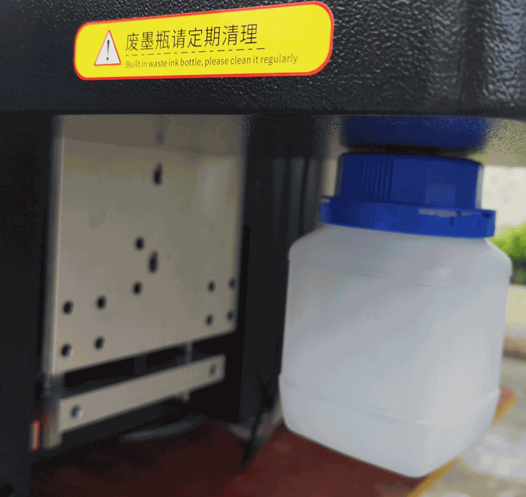Nano9-A1-UV-inkjet-printer-waste-ink-bottle