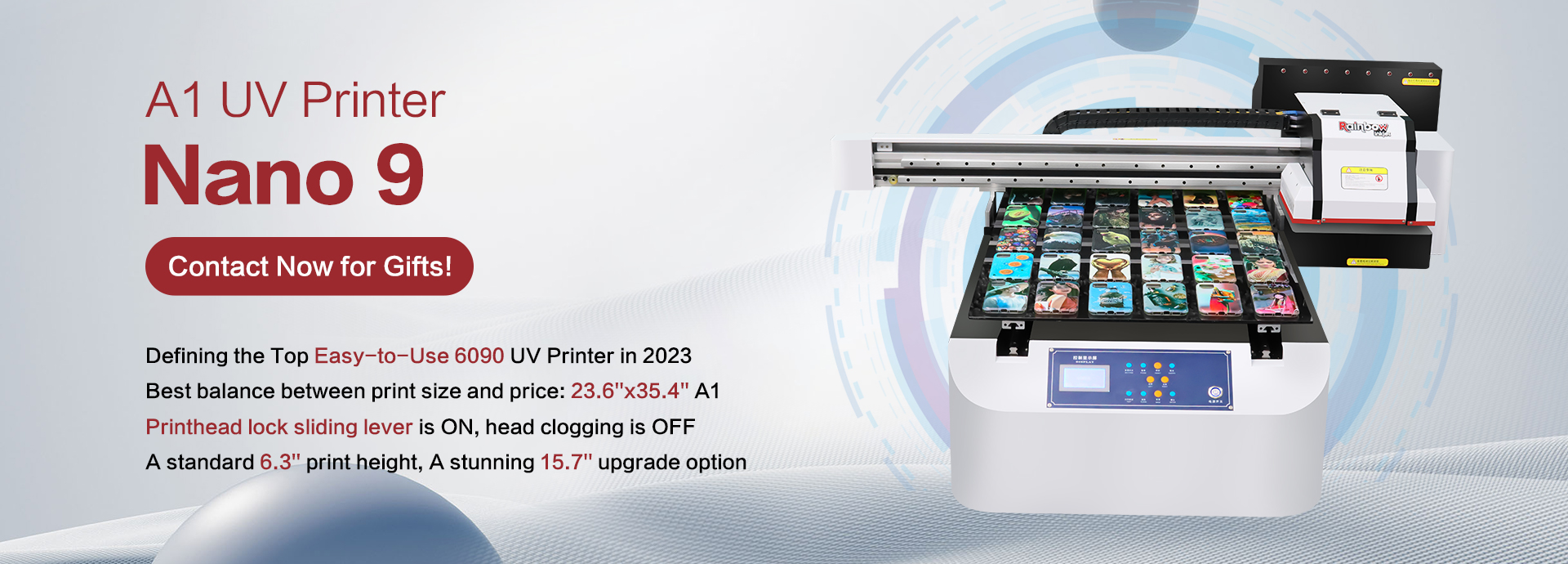 Impressora plana UV 6090 23