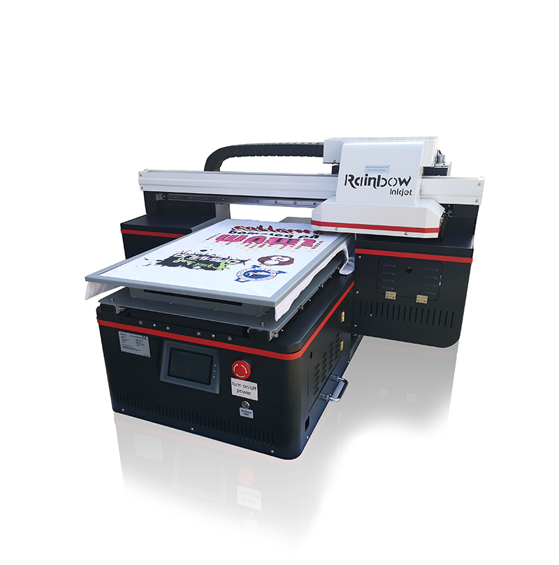 Cheap Good Flatbed T-Shirt Printing Machine Garment Printer With Double  4720 Print Heads Digital Tshirt Printer