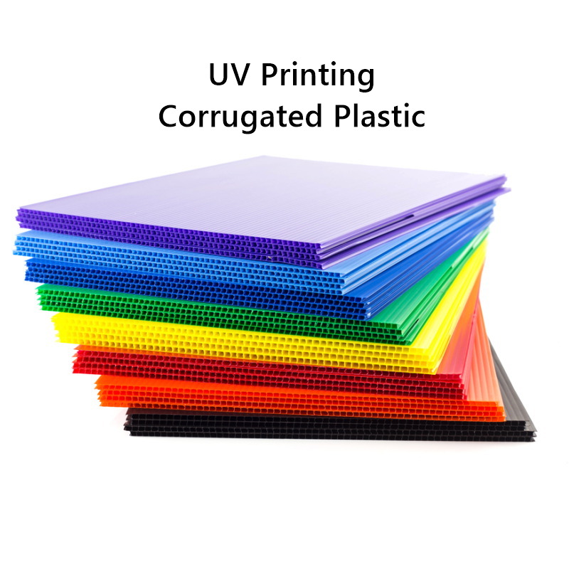 Printing Corrugated Plastic with Rainbow UV Flatbed Printers