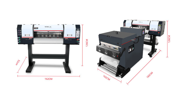 dtf printer size