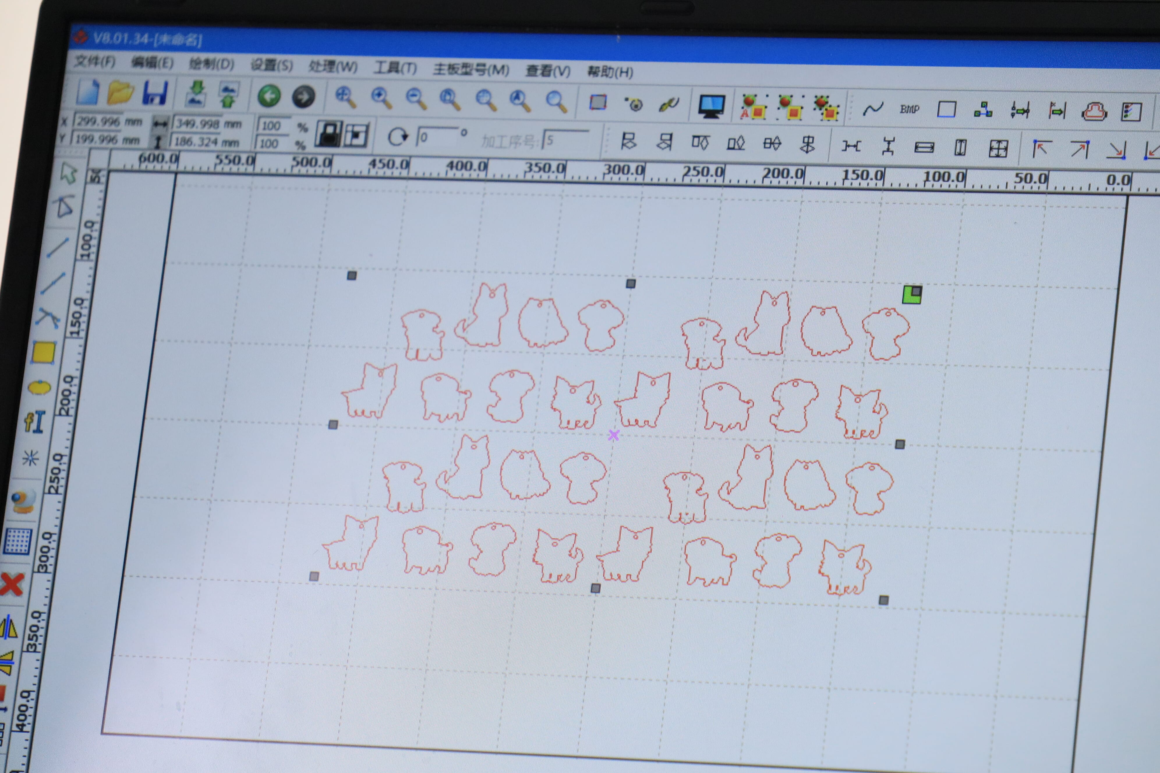 dxf laser file for engraving_