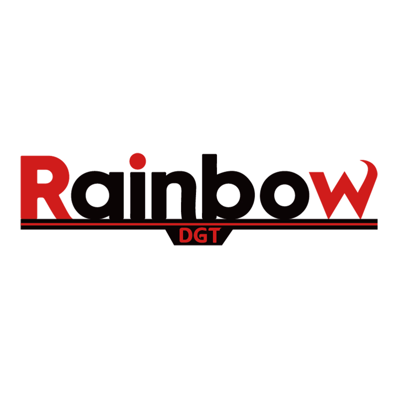 Rainbow Inkjet Logo Transition