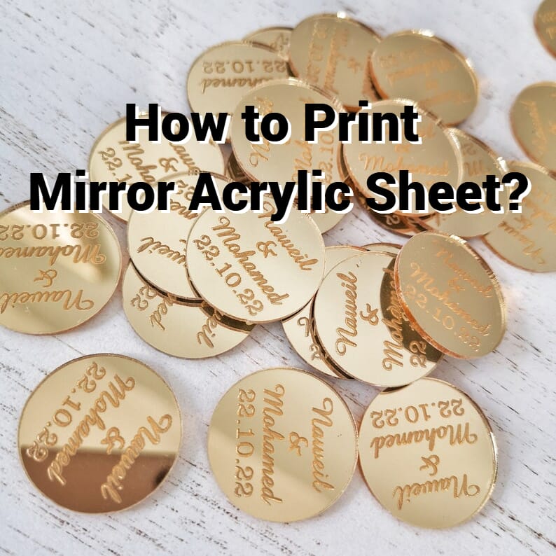 Hvernig á að prenta Mirror Acrylic Sheet með UV prentara?