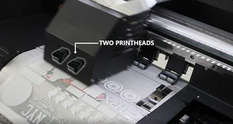 dvije glave za štampanje