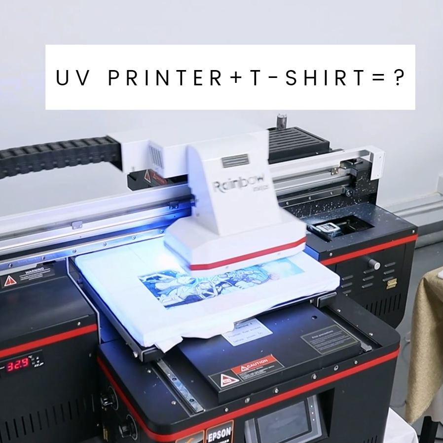 ¿Pueden las impresoras UV imprimir en camisetas?Hicimos una prueba